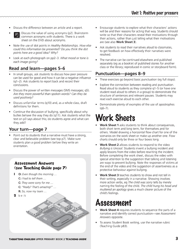 Targeting English Teaching Guide Lower Primary Pascal Press 