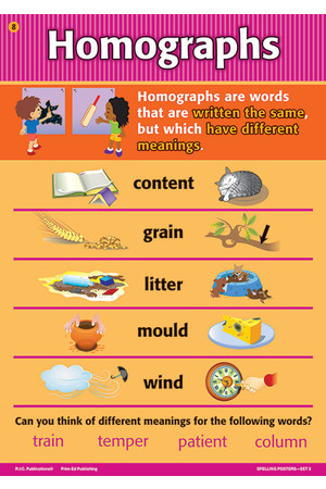 Spelling Posters - Set 3 - R.I.C. Publications Educational Resources ...