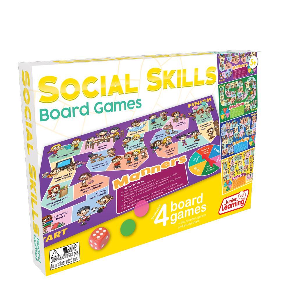 4 Social Skills Board Games Junior Learning Jl426 Educational