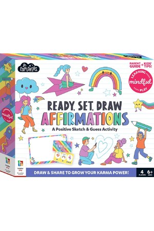 Junior Explorers: Ready, Set, Draw Affirmations