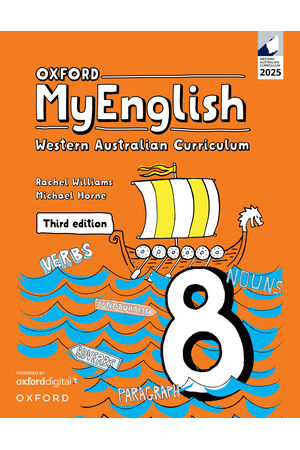 Oxford MyEnglish for WA Curriculum - Year 8: Student Workbook + obook Pro