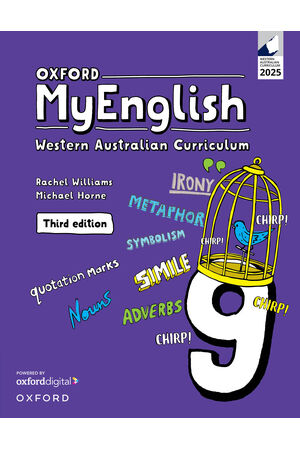 Oxford MyEnglish for WA Curriculum - Year 9: Student Workbook + obook Pro