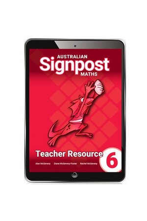 Australian Signpost Maths (Fourth Edition - AC 9.0) - Teacher's Book: Year 6 (Reader+ eBook - Digital Only)