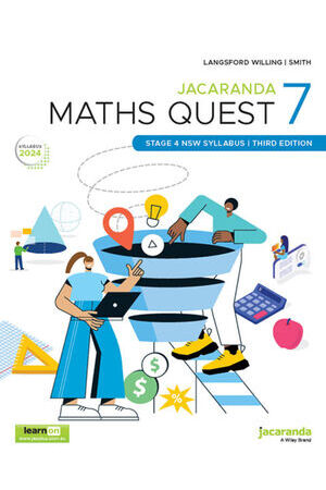 Jacaranda Maths Quest 7 Stage 4 NSW Syllabus, 3e learnON and Print
