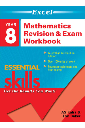 Excel Essential Skills - Mathematics Revision and Exam Workbook: Year 8