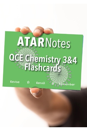 ATAR Notes Flashcards - QCE Units 3 & 4: Chemistry