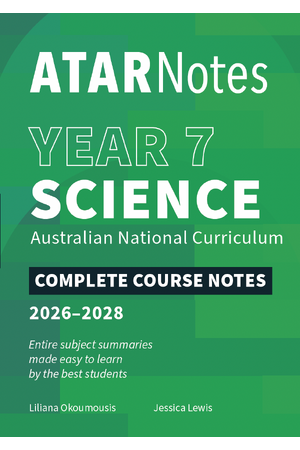 ATAR Notes Australian Curriculum - Year 7 Science Notes (2026–2028)