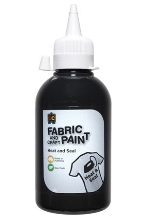 Fabric and Craft Paint - 250mL: Black