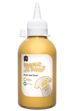 Fabric and Craft Paint - 250mL: Gold