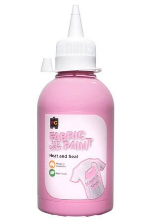 Fabric and Craft Paint - 250mL: Pink