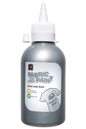 Fabric and Craft Paint - 250mL: Silver