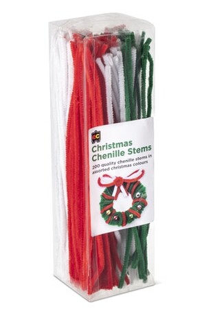 Chenille Stems - Christmas