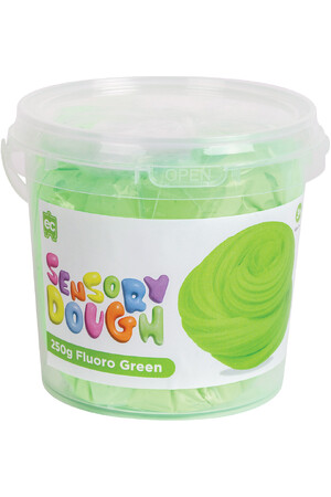 Sensory Dough - Fluoro Green 250g