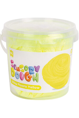 Sensory Dough - Fluoro Yellow 250g