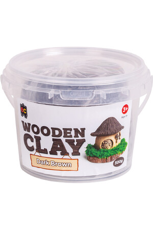 Wooden Clay - Dark Brown 500g