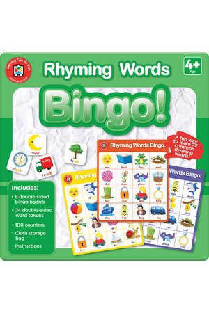 Rhyming Words Bingo