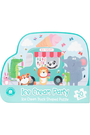 Ice Cream Party Truck Shaped Puzzle