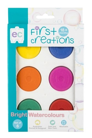 Bright Watercolours - Set of 6