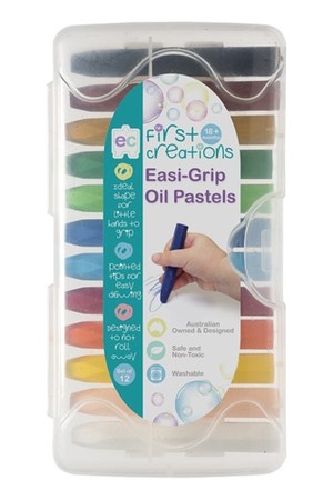 Easi-Grip Oil Pastels - Set of 12