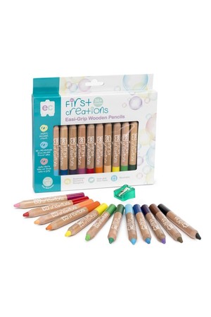 Easi-Grip Wooden Pencils – Pack of 12