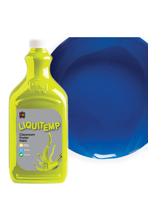 Liquitemp Fluorescent Poster Paint 2L - Blue