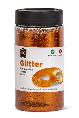 Glitter Jar 200g - Orange