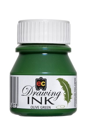 Drawing Ink – 30ml: Olive Green