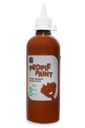 People Paint Junior Acrylic Paint 500mL - Flesh Tone Mahogany