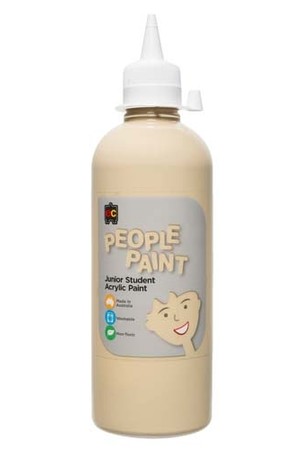 People Paint Junior Acrylic Paint 500mL - Flesh Tone Olive