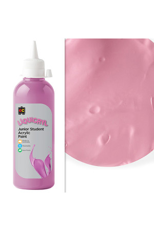 Liquicryl Junior Acrylic Paint 500mL - Pink