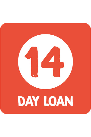 Library Stickers - 14 Day Loan (Pack of 324)