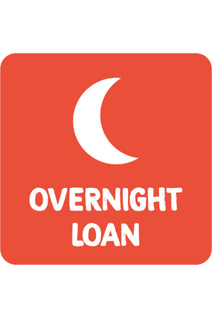 Library Stickers - Overnight Loan (Pack of 324)