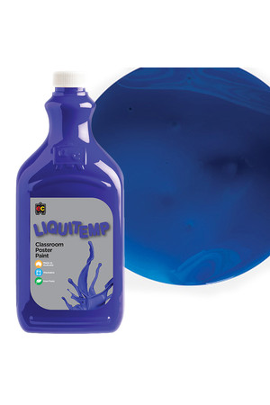 Liquitemp Poster Paint 2L - Brilliant Blue