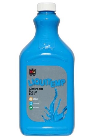 Liquitemp Classroom Poster Paint – 2L: Sky Blue