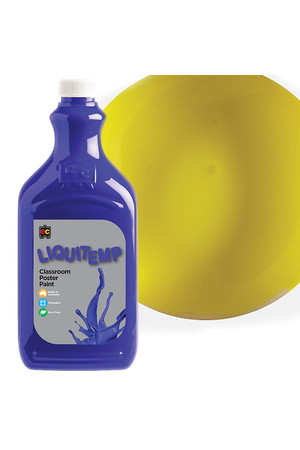 Liquitemp Poster Paint 2L - Brilliant Yellow