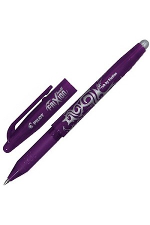 Pilot Pen Rollerball - Frixionball Bl-FR7: Violet with Eraser (Box of 12)