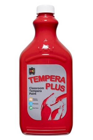 Tempera Plus Classroom Paint 2L - Brilliant Red