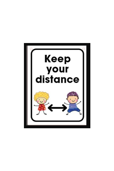 Wall Sign - Keep Your Distance