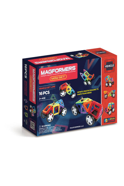 Magformers Wow 16pc Magnetic Construction Educational STEM Toy