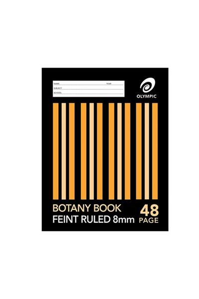 Olympic Botany Book - Feint Ruled: 8mm 48 Pages 