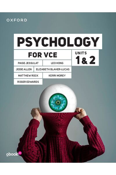 Psychology for VCE Unit 1 & 2 Student Book + obook pro