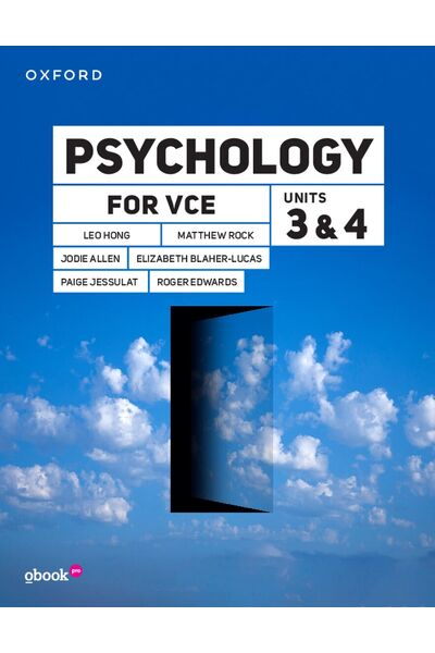 Psychology for VCE Unit 3 & 4 Student Book + obook pro