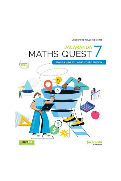 Jacaranda Maths Quest 7 Stage 4 NSW Syllabus, 3e learnON and Print