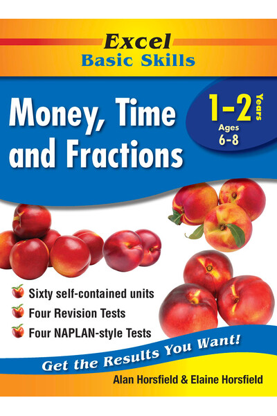 Excel Basic Skills - Money, Time and Fractions Years 1-2