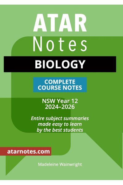 ATAR Notes HSC (Year 12) - Complete Course Notes: Biology (2024-2026)