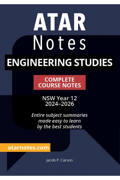 ATAR Notes HSC - Year 12 Complete Course Notes: Engineering Studies (2024-2026)