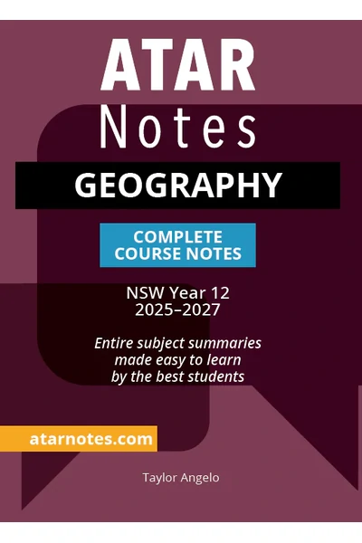 ATAR Notes HSC Year 12 Geography Complete Course Notes (2025-2027)