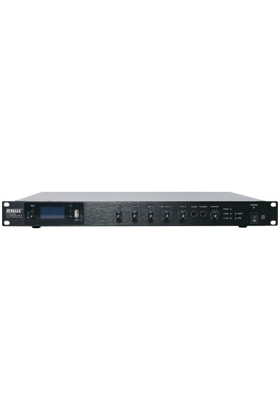 Redback Compact 100V Class D Bluetooth PA Mixer Amplifier 120W