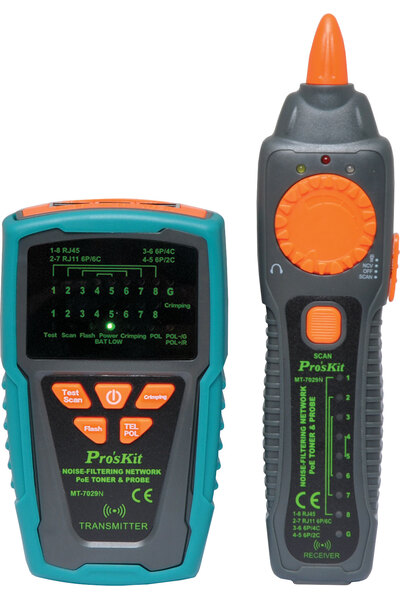 Pros Kit Professional Cable Tracer &amp; PoE LAN Cable Tester