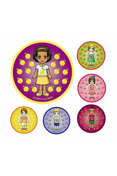 Avery Scratch and Sniff Merit Stickers: Characters - 72 Stickers